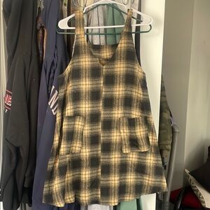 Plaid Sleeveless Dress